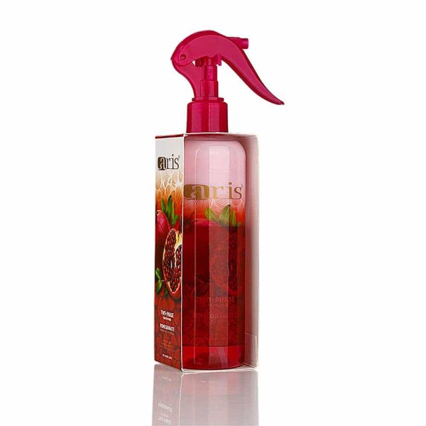 اسپری دوفاز مو با عصاره انار برای تثبیت رنگ و نرمی موها آریس6260583701143