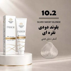 رنگ مو پالمور 10.2 | بلوند دودی خیلی خیلی روشن