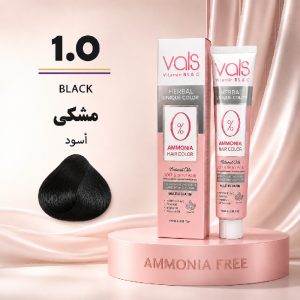 رنگ مو والس 1.0 | مشکی (بدون آمونیاک)