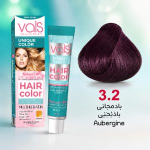 رنگ مو والس 3.2 | بادمجانی