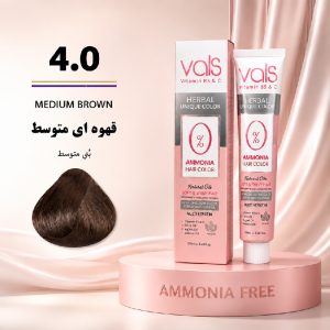 رنگ مو والس 4.0 | قهوه ای متوسط (بدون آمونیاک)