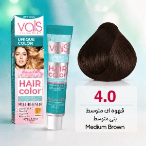 رنگ مو والس 4.0 | قهوه‌ای متوسط