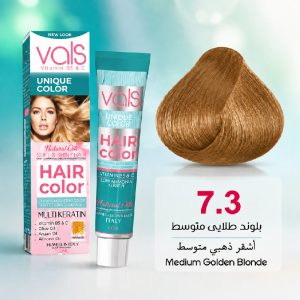 رنگ مو والس 7.3 | بلوند طلایی متوسط