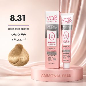 رنگ مو والس 8.31 | بلوند بژ روشن (بدون آمونیاک)