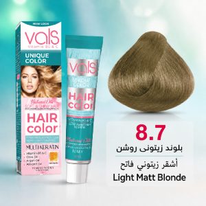رنگ مو والس 8.7 | بلوند زیتونی روشن