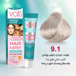 رنگ مو والس 9.1 | بلوند دودی خیلی روشن