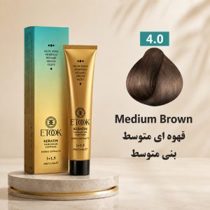 رنگ مو ایتوک 4.0 | قهوه‌ای متوسط
