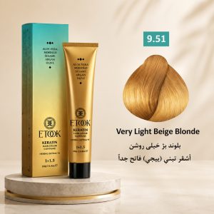 رنگ مو ایتوک 9.51 | بلوند بژ خیلی روشن