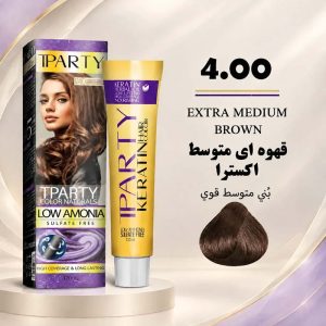 رنگ مو تیپارتی 4.00 | قهوه‌ای متوسط اکسترا