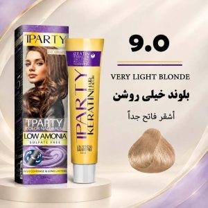 رنگ مو تیپارتی 9.0 | بلوند خیلی روشن