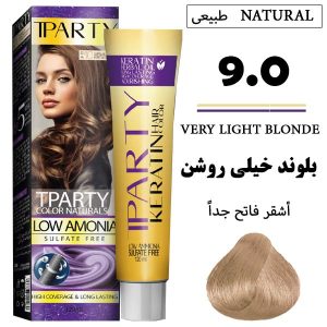 رنگ مو تیپارتی 9.0 | بلوند خیلی روشن