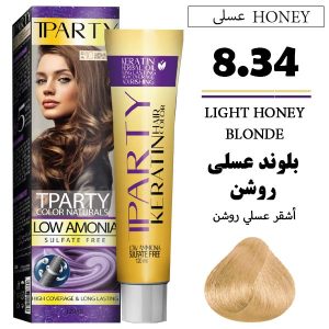 رنگ مو تیپارتی 8.34 | بلوند عسلی روشن