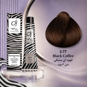 رنگ مو دیفرنت 2.77 | قهوه‌ای مشکی