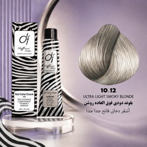 رنگ مو دیفرنت 10.12 | بلوند دودی فوق‌العاده روشن