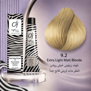 رنگ مو دیفرنت 9.2 | بلوند زیتونی خیلی روشن