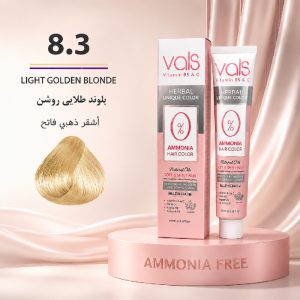 رنگ مو والس 8.3  بلوند طلایی روشن (بدون آمونیاک)