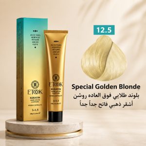 رنگ مو ایتوک 12.5 | بلوند طلایی فوق العاده روشن
