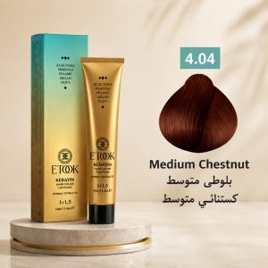 رنگ مو ایتوک 4.04 | بلوطی متوسط
