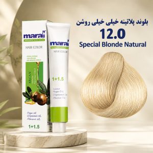 رنگ مو مارال 12.0 | بلوند پلاتینه خیلی خیلی روشن
