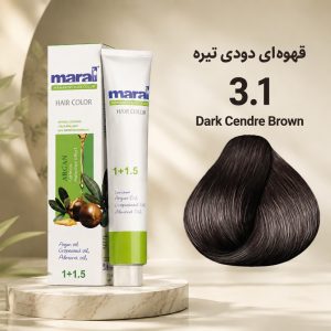 رنگ مو مارال 3.1 | قهوه‌ای دودی تیره