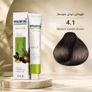رنگ مو مارال 4.1 | قهوه‌ای دودی متوسط