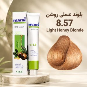 رنگ مو مارال 8.57 | بلوند عسلی روشن