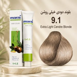 رنگ مو مارال 9.1 | بلوند دودی خیلی روشن