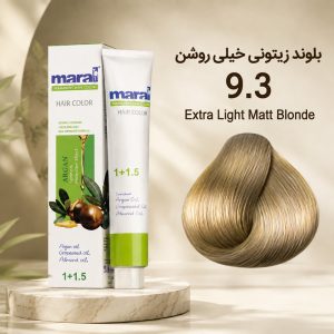 رنگ مو مارال 9.3 | بلوند زیتونی خیلی روشن