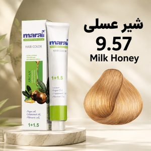 رنگ مو مارال 9.57 | شیر عسلی
