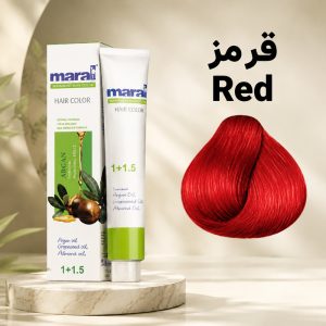 رنگ مو مارال | قرمز
