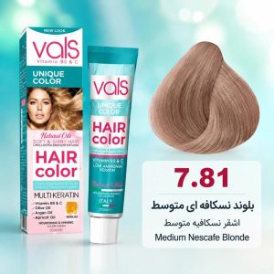 رنگ مو والس 7.81 | بلوند نسکافه ای متوسط