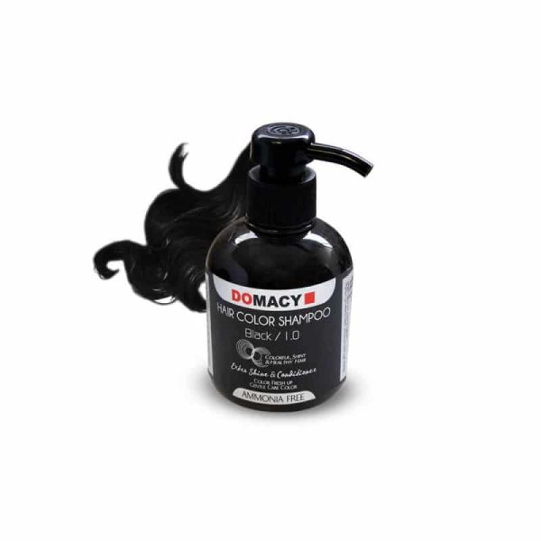 شامپو رنگساژ دوماسی حجم 300 میل شماره 1.0 (مشکی)