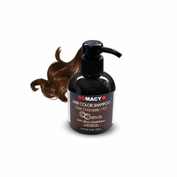 شامپو رنگساژ دوماسی حجم 300 میل شماره 4.7 (شکلاتی تیره)