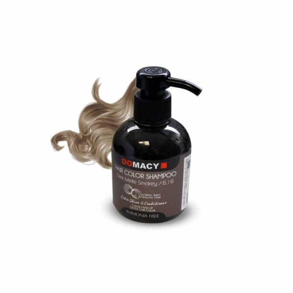 شامپو رنگساژ دوماسی حجم 300 میل شماره 6.18 (دودی مات تیره)