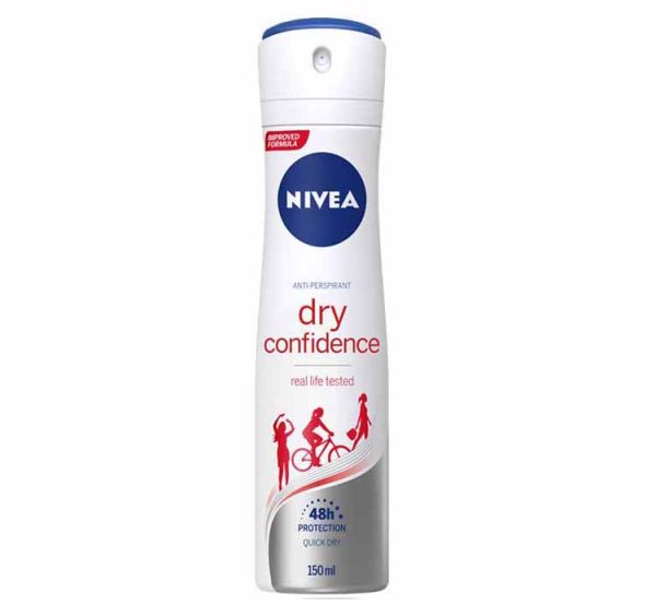 اسپری نیوا مدل درای کانفیدنس(Nivea Dry Confidence) زنانه