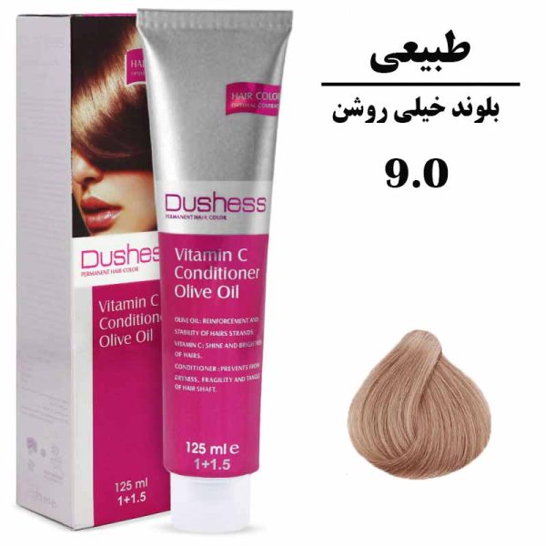 رنگ موی بلوند خیلی روشن دوشس سری طبیعی شماره 9.0 DUSHESS