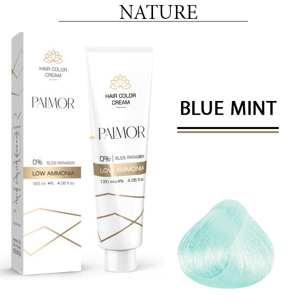 رنگ موی پالمور آبی نعنایی حجم 120 میلی لیتر Blue Mint