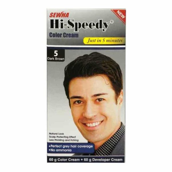 رنگ موی مردانه های اسپیدی شماره 5 hi-speedy