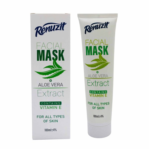 ماسک صورت آلوئه ورا رینوزیت RENUZIT حجم 100 میلی لیتر