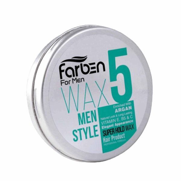 واکس مو بسیار قوی فاربن شماره 5 Farben for men wax حجم 150 میل