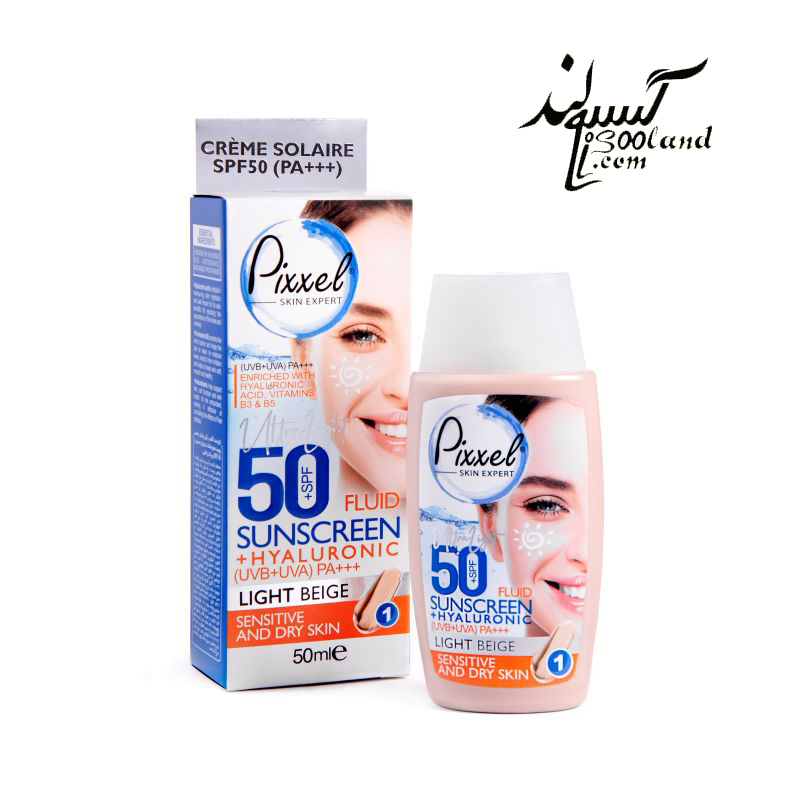 کرم ضد آفتاب بژ روشن پیکسل مناسب پوست خشک