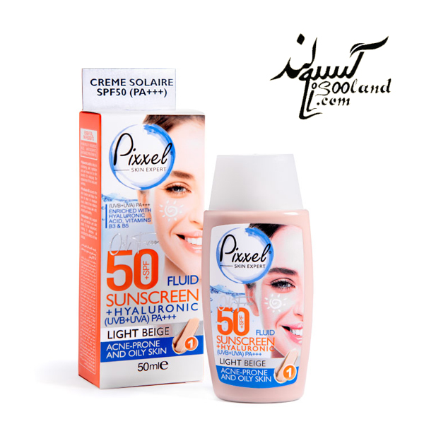 کرم ضد آفتاب بژ روشن پیکسل مناسب پوست چرب