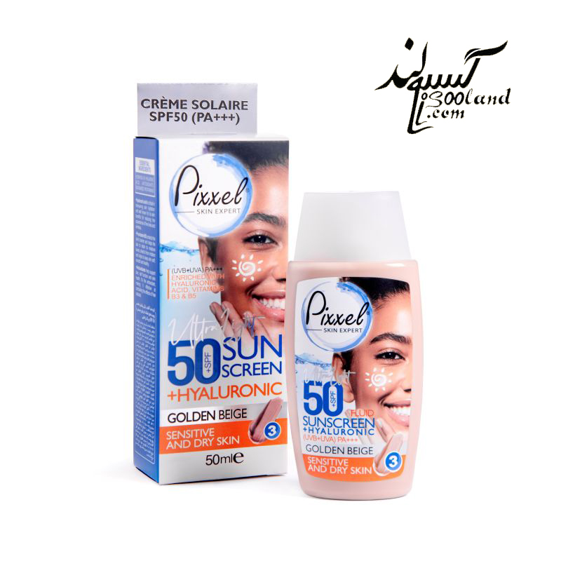 کرم ضد آفتاب بژ طلایی پیکسل مناسب پوست خشک